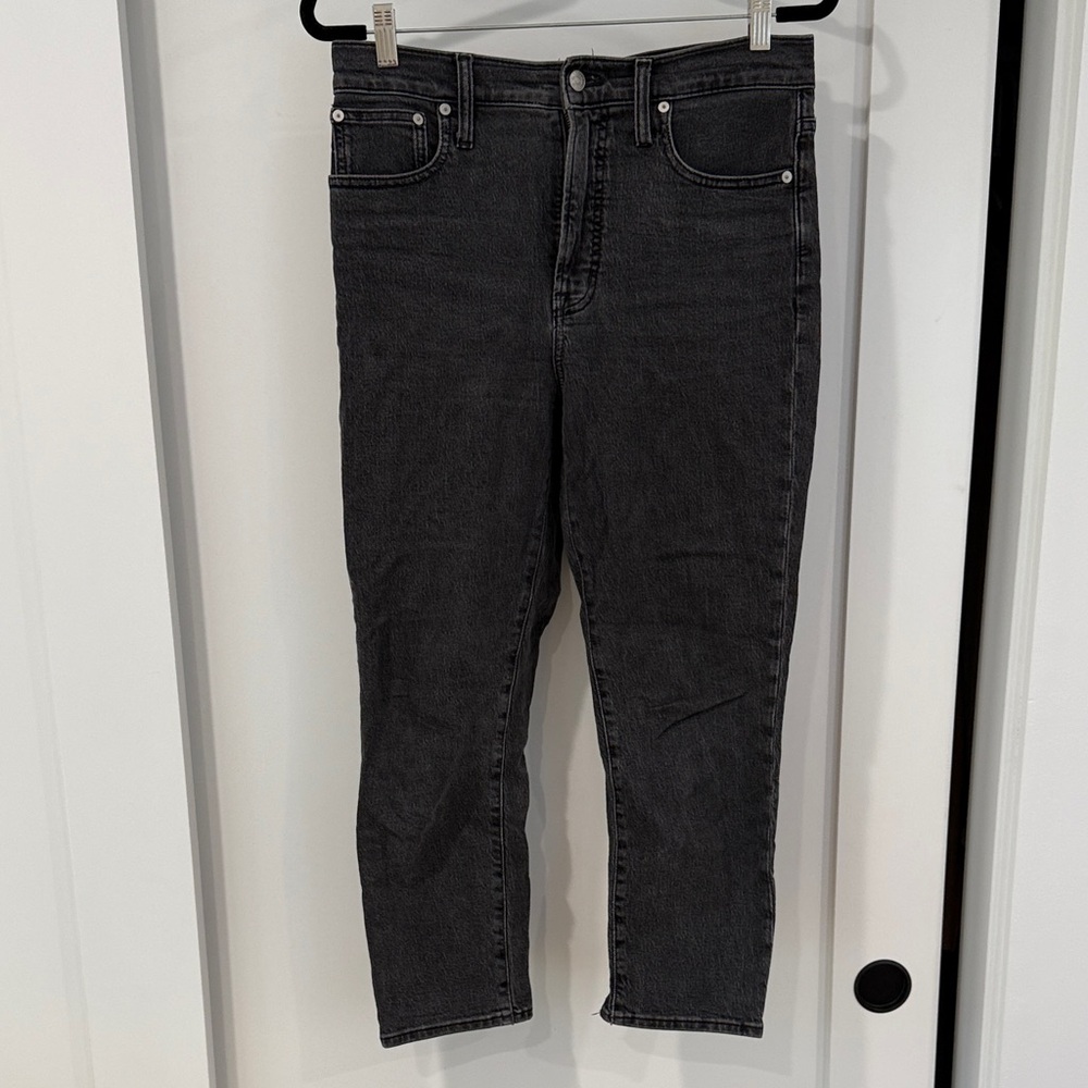 Madewell Charcoal Ankle Jeans